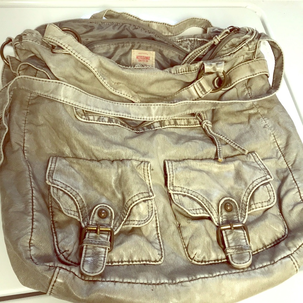 Mossimo grey crossbody purse